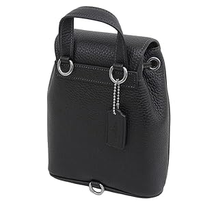 (美品) COACH コーチ　CL408 ロゴ　リュック　ディバッグ　レザー　黒 コーチ COACH コーチ リュック ショルダーバッグ COACH